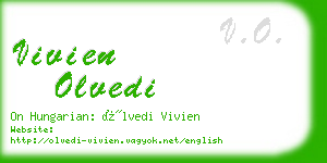 vivien olvedi business card